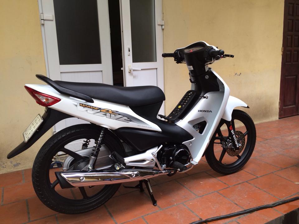 Bộ tem dán xe máy wave anpha đời 2014 (màu đen)