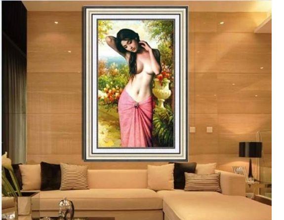 Tranh đính đá cô gái DF2302