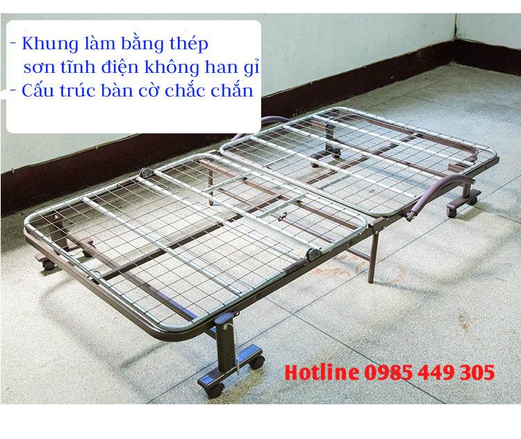 GIƯỜNG GẤP HÀN QUỐC RỘNG 65 PHÂN (HQ65)