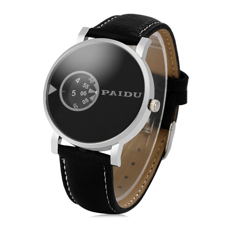 Đồng hồ nam dây da Paidu 589KN67