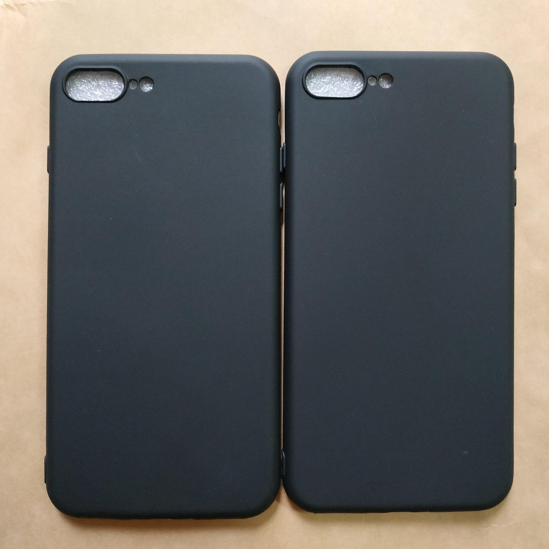 Ốp lưng silicon đen nhám cho iPhone 7 Plus