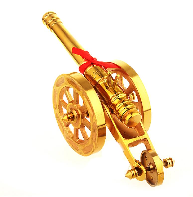 Mô hình đại pháo thần công bằng đồng thau cỡ nhỏ