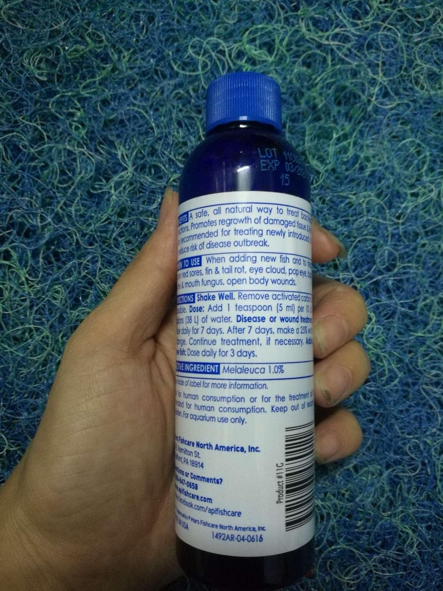 [HCM]Thuốc trị nhiễm khuẩn cho cá API Melafix hàng Mỹ 118ml