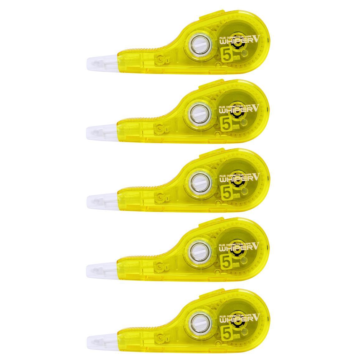 [HCM]Bộ 5 bút xóa kéo lớn Plus V/WH-105T - 5mm x 12m