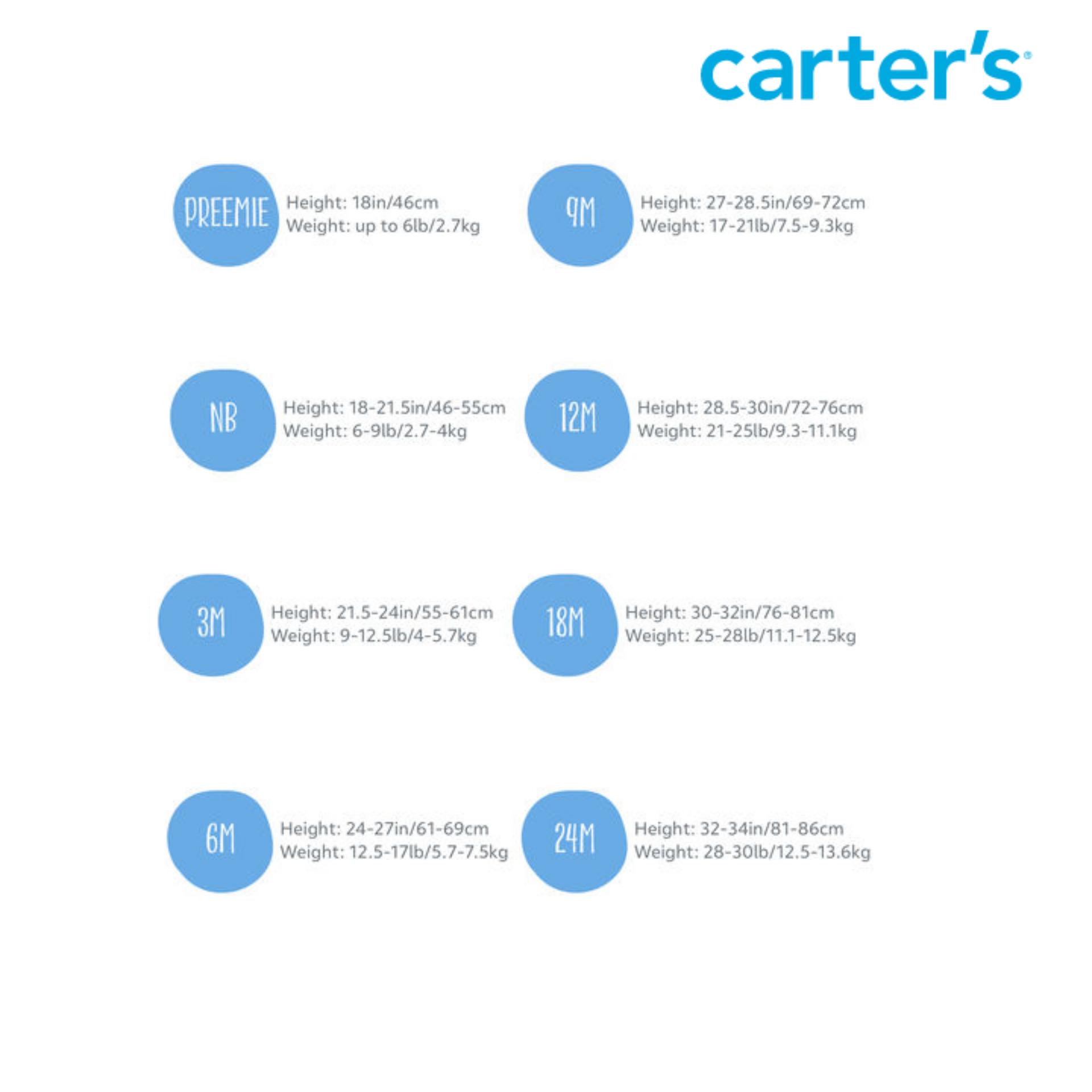 Bộ quần áo sơ sinh Carter Nhập Mỹ CA126G326
