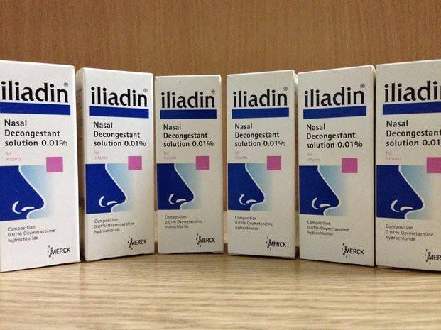 Thuốc nhỏ mũi iliadin 0.01% (5ml) (hộp)