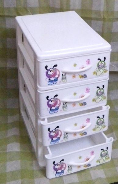 Tủ nhựa Mini 4 tầng