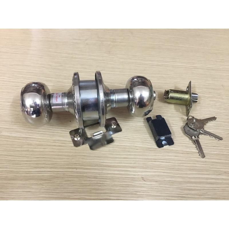 Bộ khóa tay nắm tròn Việt Tiệp, khoá cửa thông phòng, cửa gỗ, cửa nhôm đều được