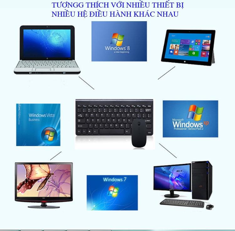 BỘ BÀN PHÍM CHUỘT KHÔNG DÂY MINI