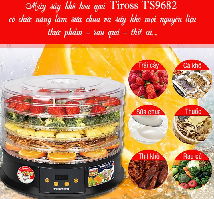 Máy sấy đa năng- sấy thịt- hoa quả TS9682 