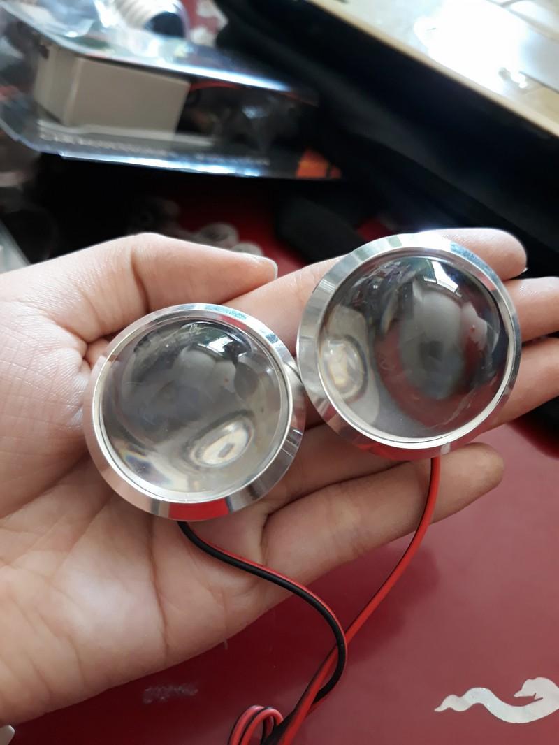 Đèn chớp nháy mắt trâu 12V- 24V (Màu trắng) Có Video phụ tùng hùng lỳ