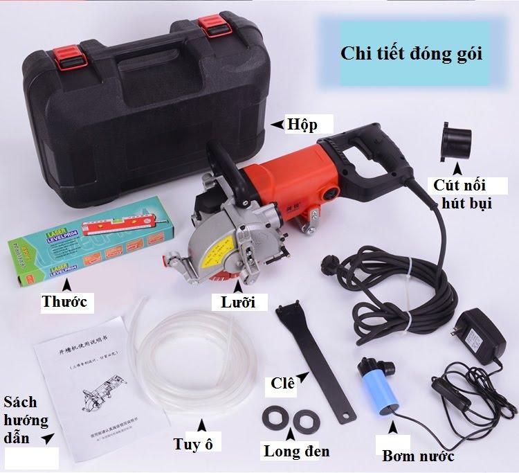 [Trả góp 0%] Máy Phay Rãnh Tường LAICHENG 6802