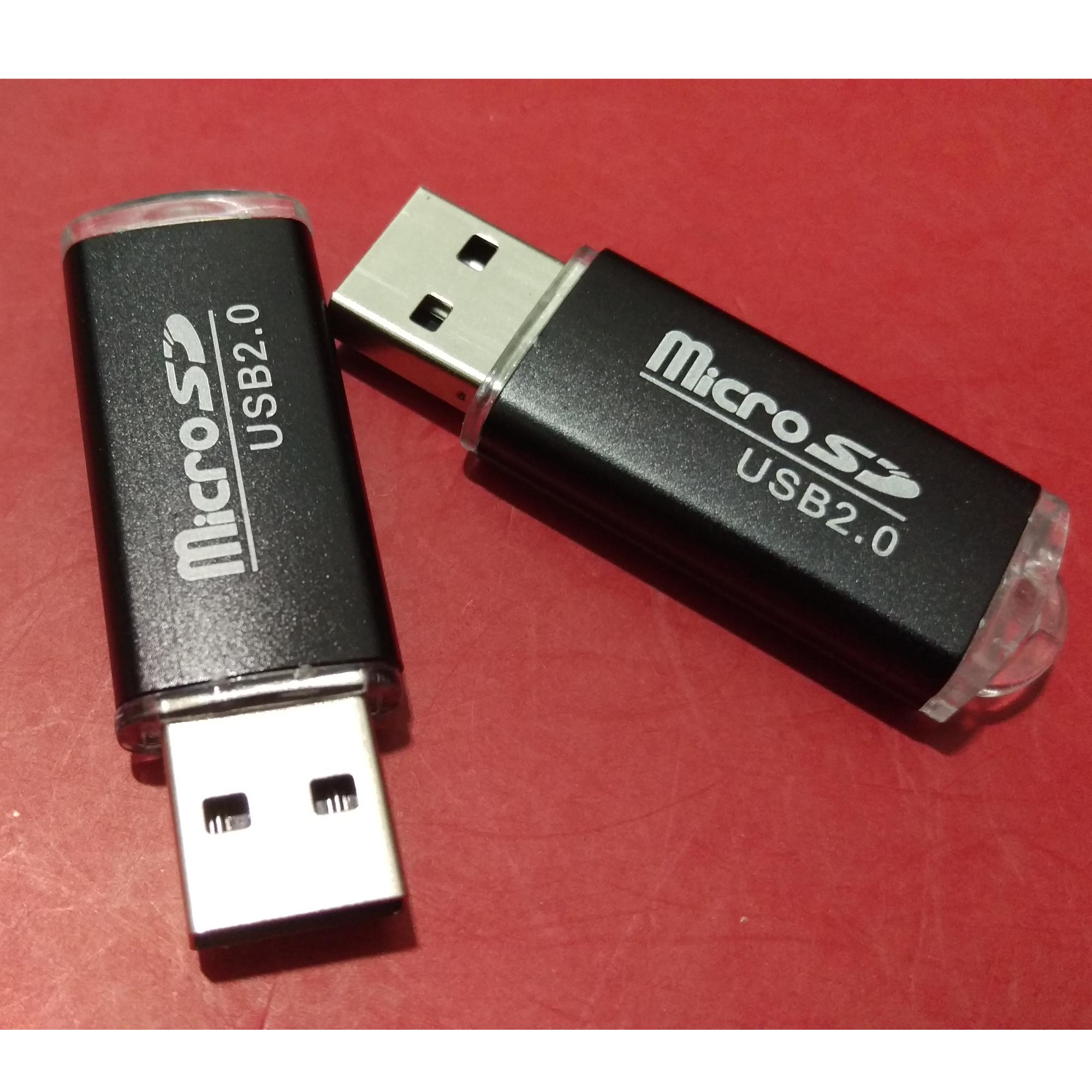 Đầu đọc thẻ nhớ microSD vỏ nhôm nhiều màu