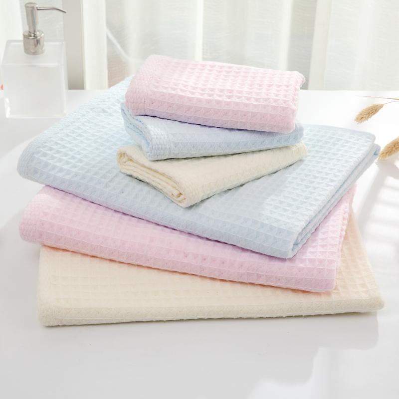 100% Cotton Vải Xô Mềm Mại Rỗng Vải Xô Vải Waffle (Vải Tổ Ong) Người Lớn Tắm Khăn Tắm 6AR38Jtkkv