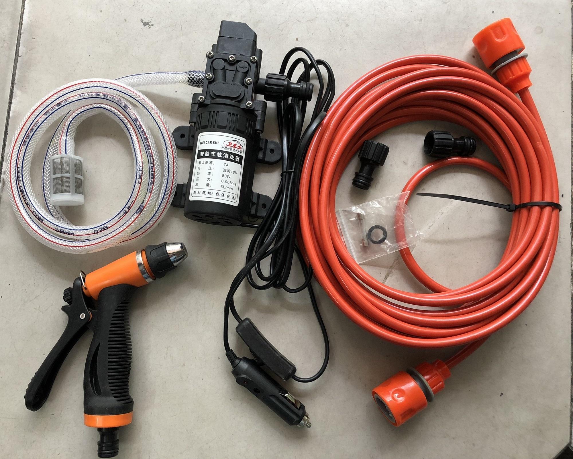 Máy bơm rửa xe tăng áp lực nước mini