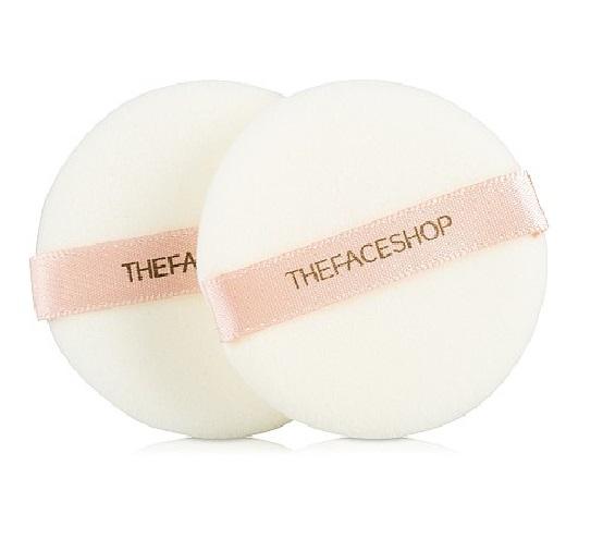 [HCM]Set 2 Bông phấn The Face Shop Round flocked Puff