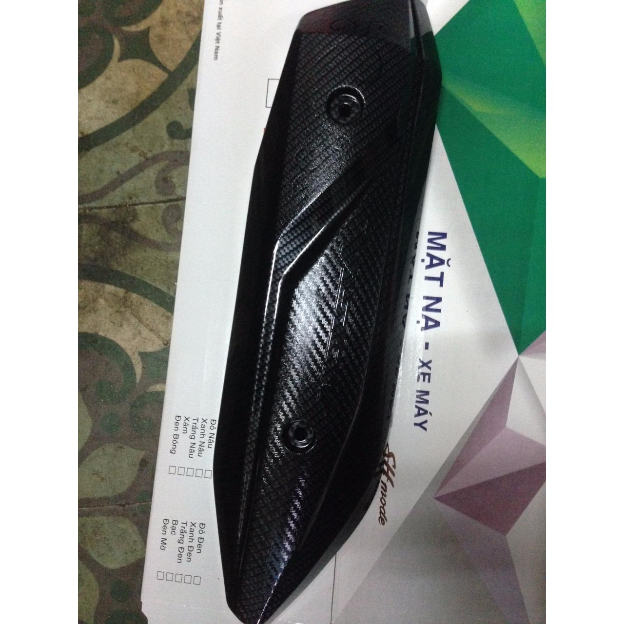 Combo 3 món Che Pô + Bầu e + Quạt gió Cacbon cho xe Honda Vision 2014 - 2019