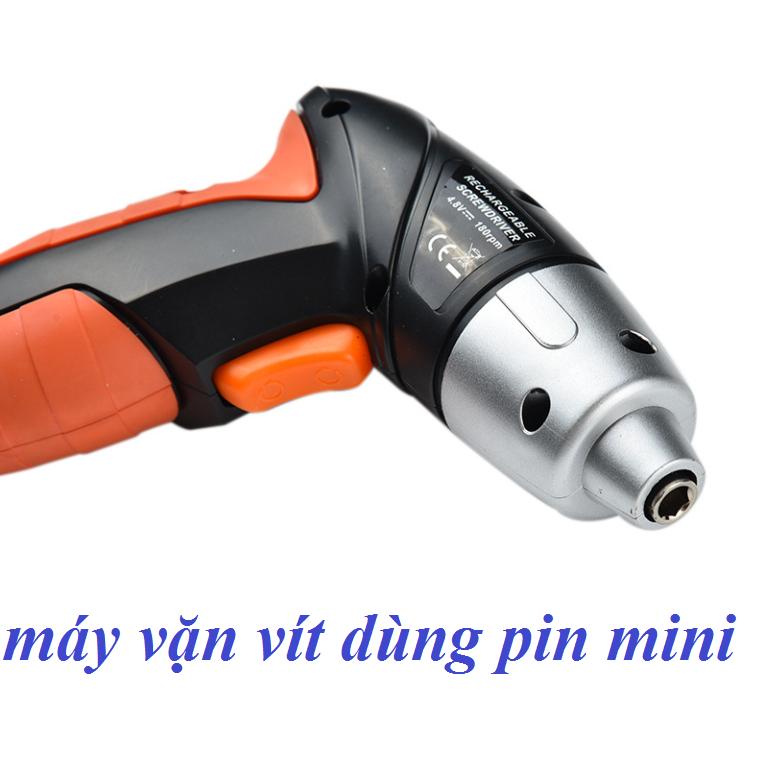 Máy khoan và vặn vít dùng pin mini DZT kèm phụ kiện