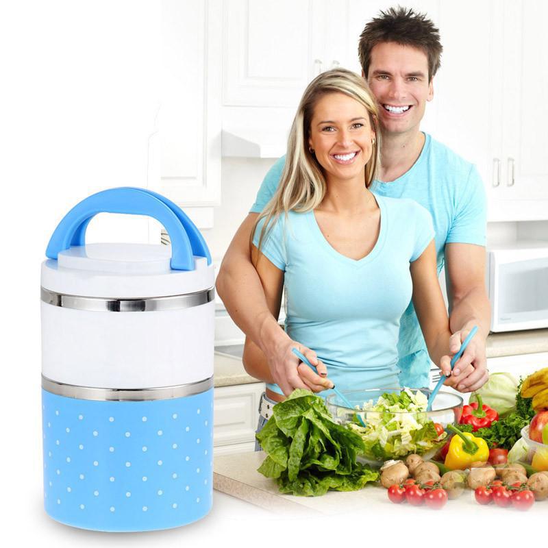 Cặp lồng giữ nhiệt 2 tầng ruột inox