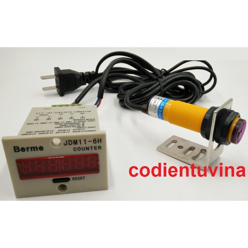 Bộ Đếm Counter Và Cảm Biến Quang