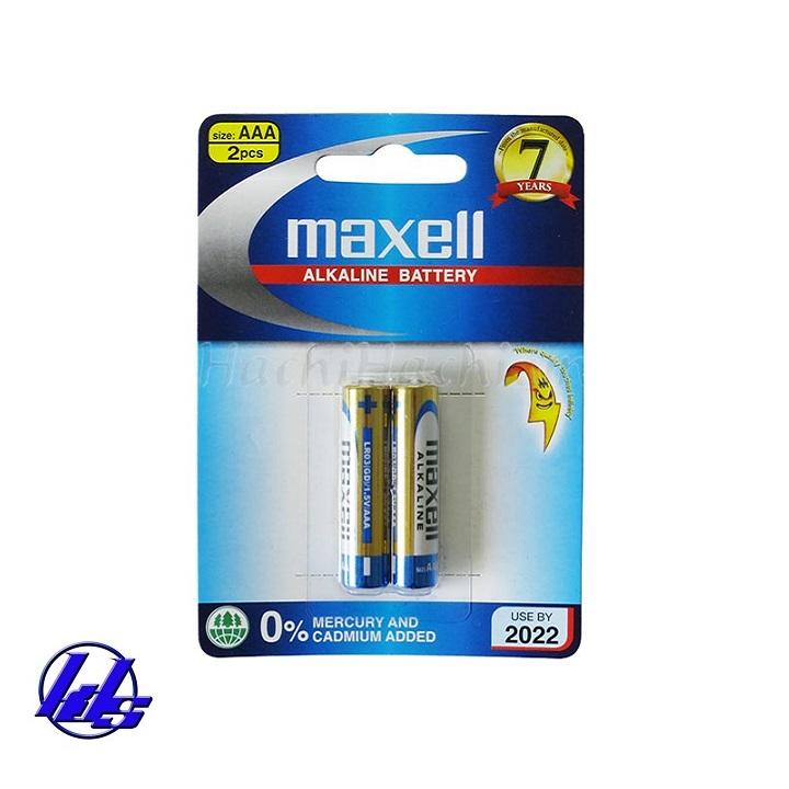 Pin AAA Maxell LR3 Alkaline - Vỉ 2 viên