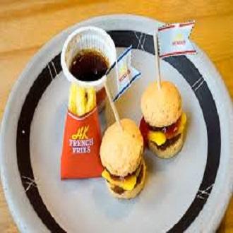 Popin cookin làm bánh Hamburger