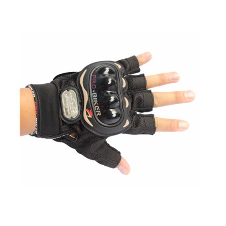 [HCM]Găng tay phượt Pro-Biker cụt ngón đen
