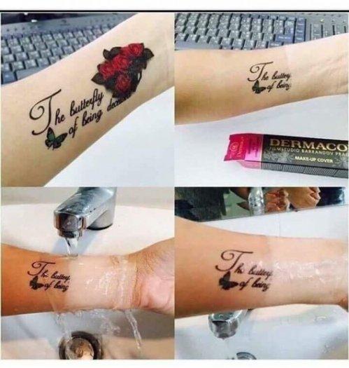 [HCM]Kem nền che khuyết điểm che hình xăm