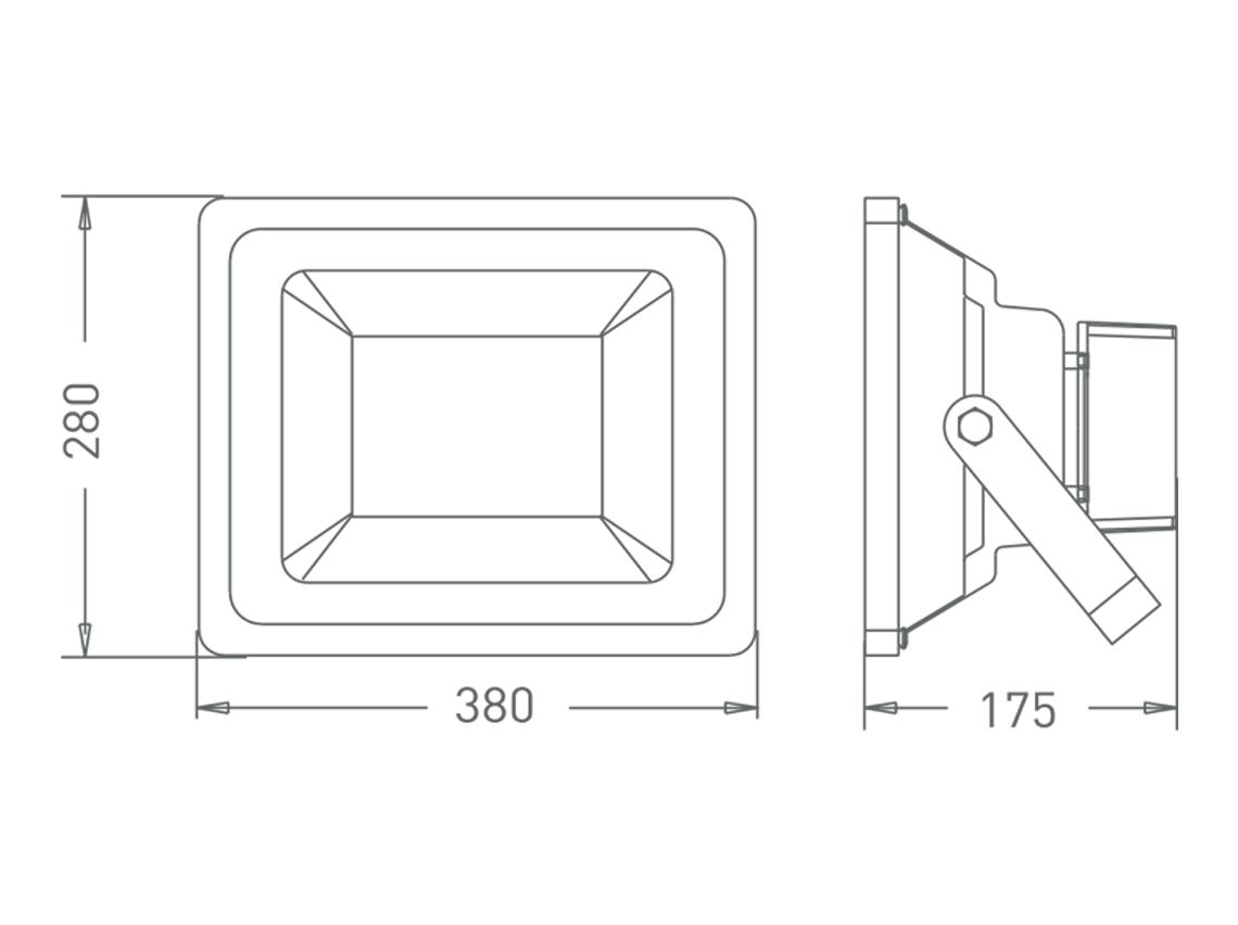 Đèn LED Pha MFL604-120WS578LD5/MFL604-120WS408LD5/MFL604-120WS278LD5