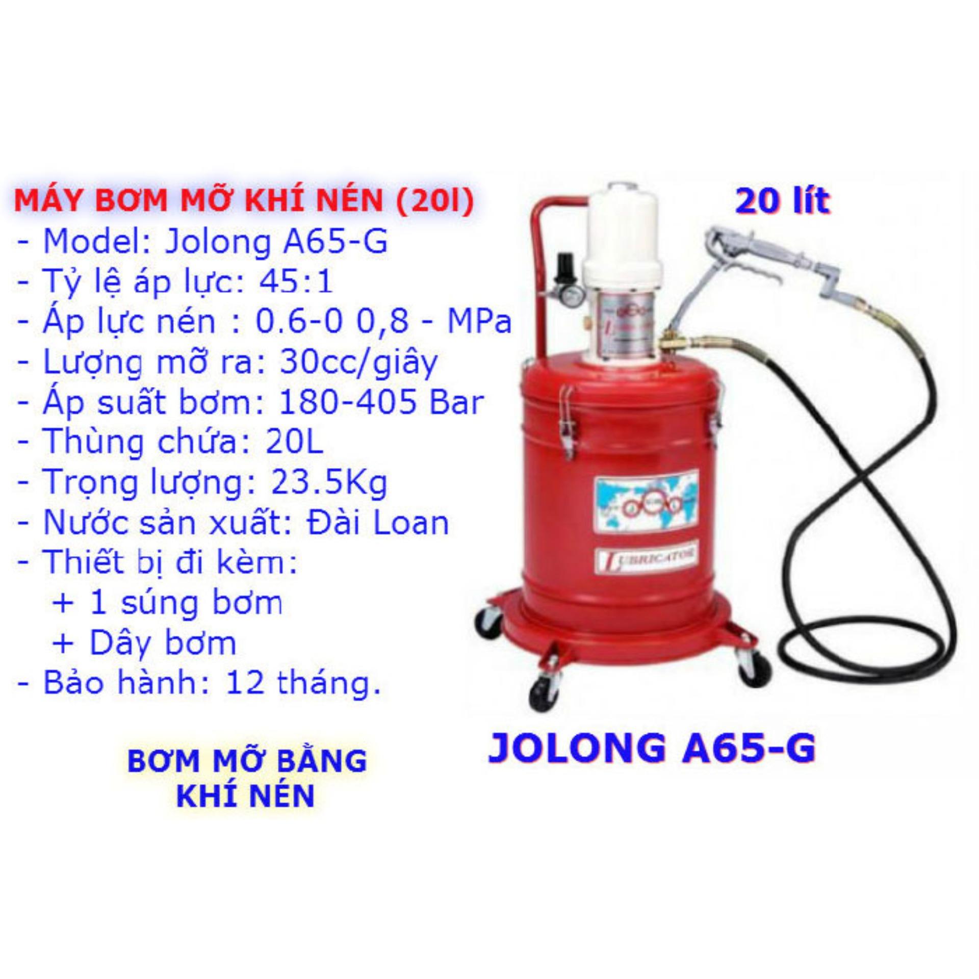 Máy bơm mỡ khí nén Jolong A65-G