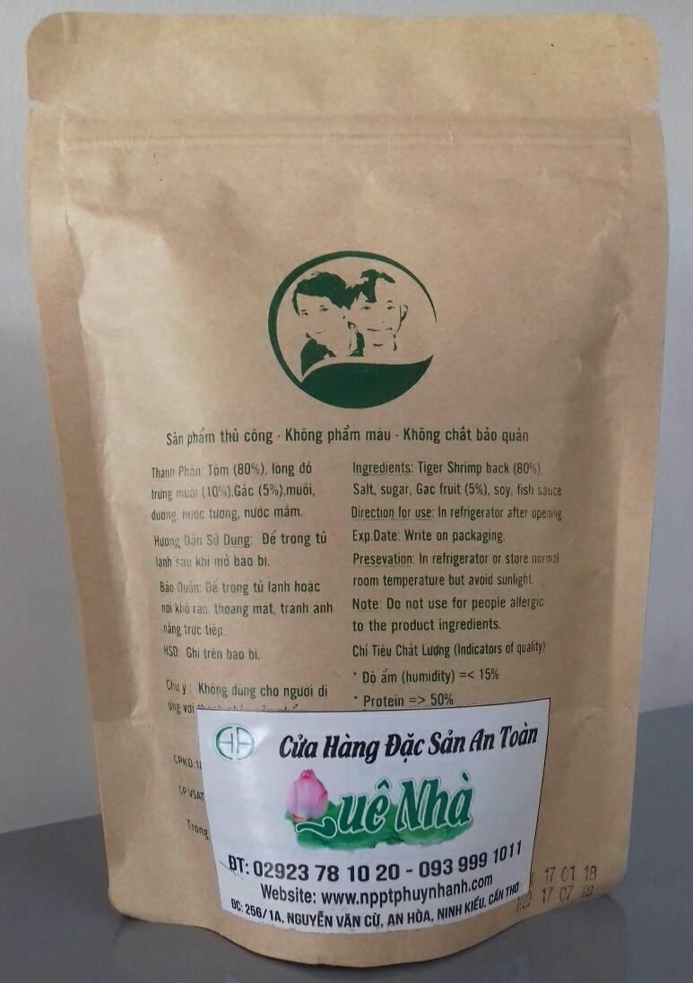 CHÀ BÔNG TÔM TRỨNG MUỐI 200gr