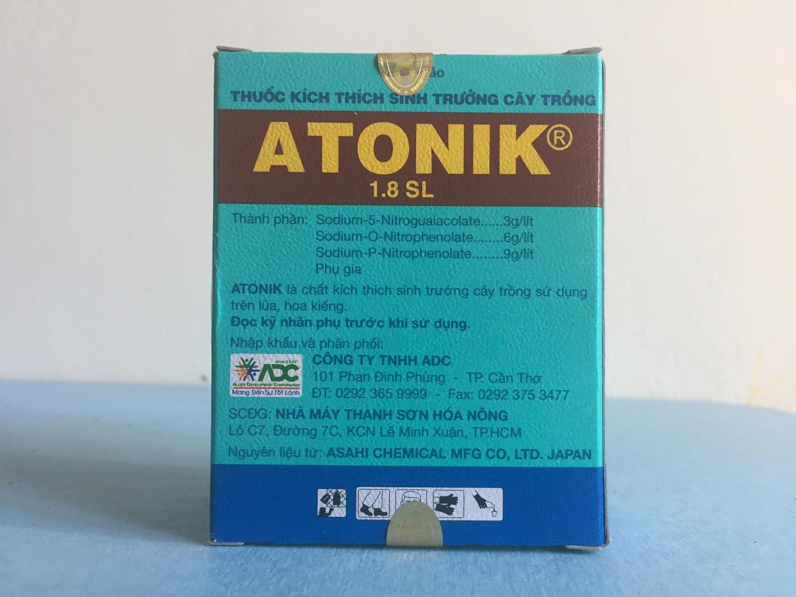 Thuốc Atonik kích thích sinh trưởng cây trồng 1 hộp 10 gói