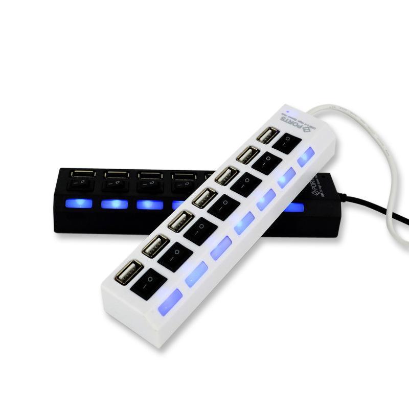 HUB USB 7 CỔNG CÓ CÔNG TẮC (TRẮNG/ĐEN)