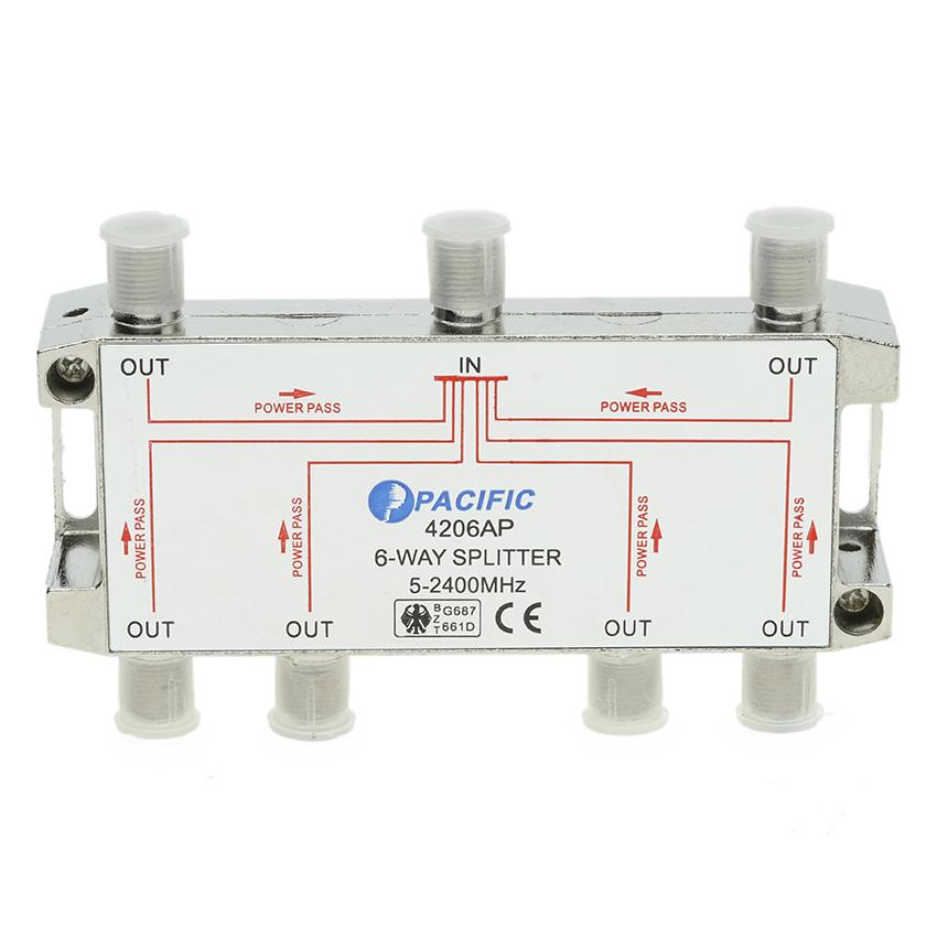 Bộ chia truyền hình cáp 1 ra 6 Pacific loại 1 tốt - Điện Việt