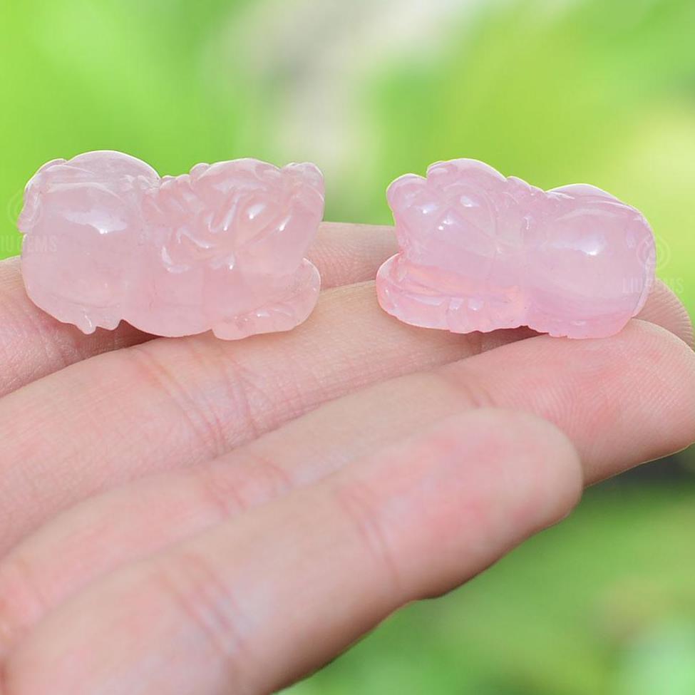 [HCM]mặt dây - mặt nhẫn tỳ hưu đá thạch anh hồng .