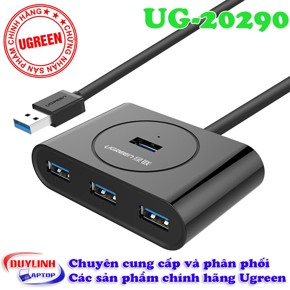 Bộ chia USB 3.0 ra 4 cổng dài 0.3m - Hub USB 3.0 Ugreen 20290
