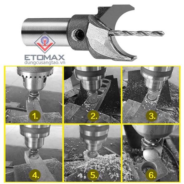 Mũi khoan tạo hạt chuỗi TIDEWAY 6MM