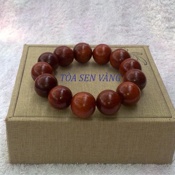 [HCM]Vòng đeo tay gỗ giáng hương 18mm