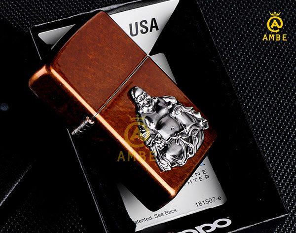 Bật lửa Zippo Mỹ hình Phật Di Lặc 21195