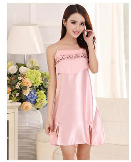 [HCM]Váy Ngủ Phi Bóng Voan Ngực Thêu Hoa CDANP01
