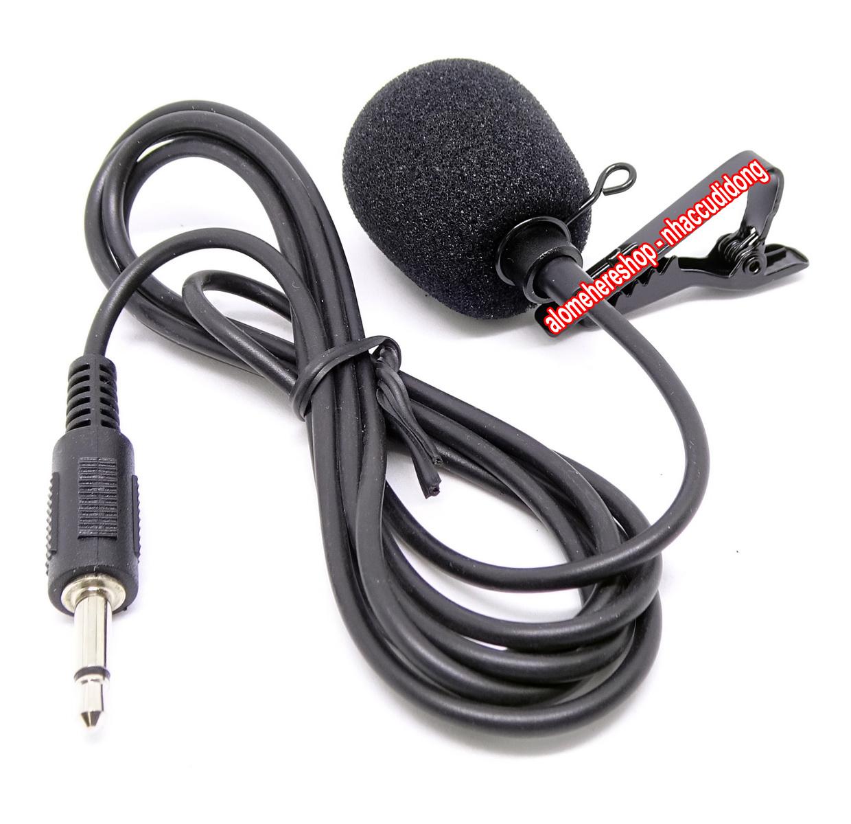 Microphone cài áo mini thu âm jack 3.5mm