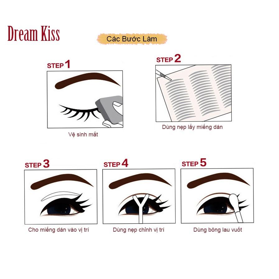 Bộ 240 miếng dán kích mí mắt  Drem Kiss ( size S )