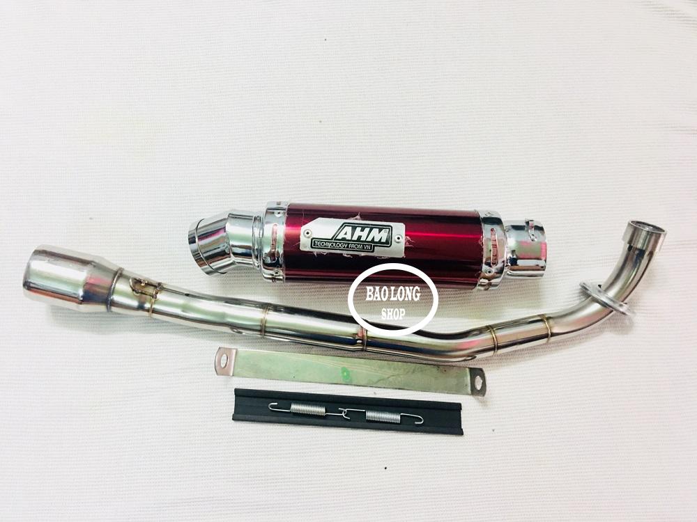 Pô AHM full cổ dành cho Sirius 110cc,Jupiter (màu Đỏ)