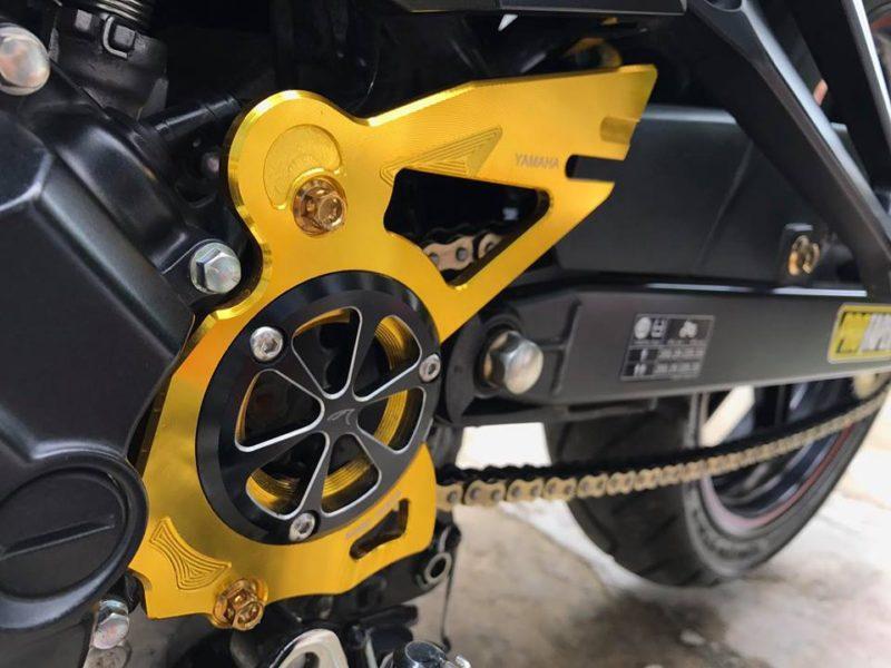 NẮP ĐUÔI CÁ EXCITER 150 (kính trong suốt)