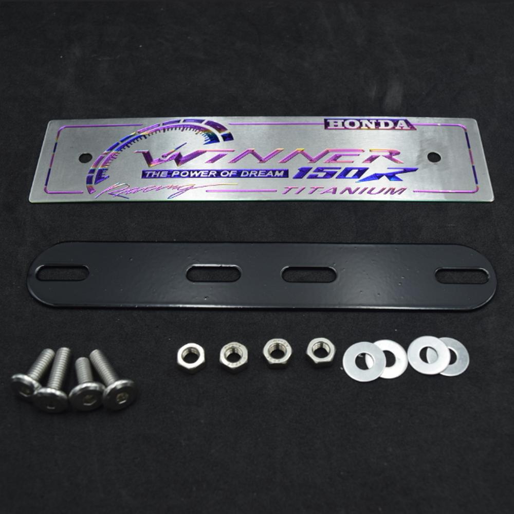Bảng tên xe máy nhôm cao cấp gắn xe Winner (xi titan)
