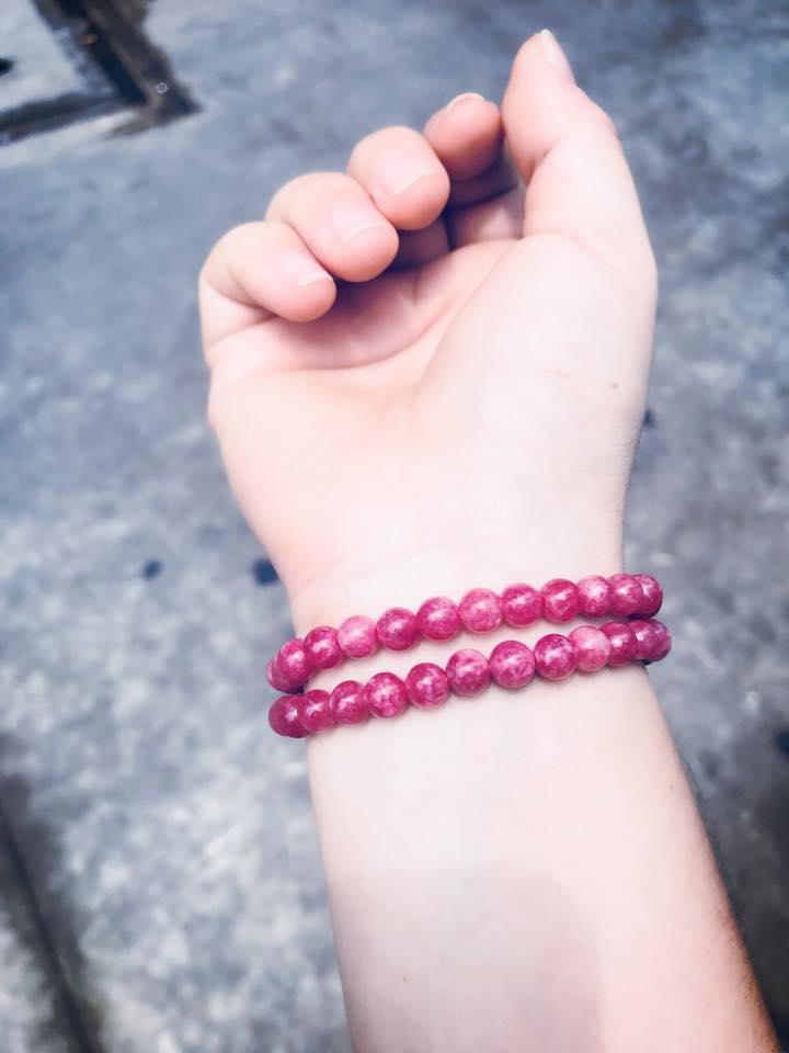 [HCM]COMBO VÒNG TAY RUBY HỒNG NGỌC SIZE 6LY