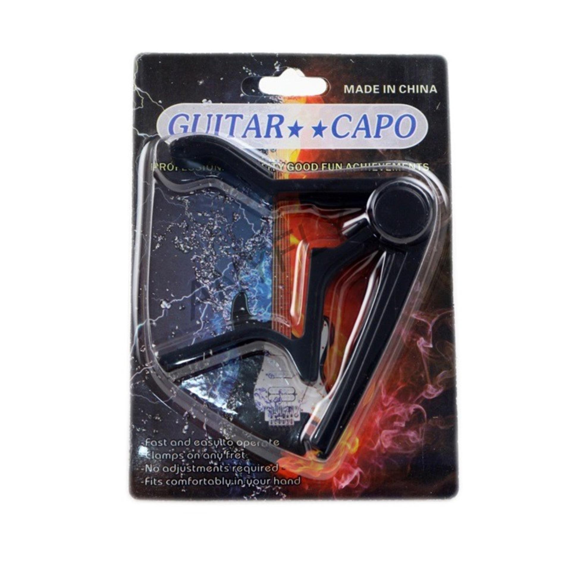 Capo guitar vines dài CP024 (màu đen)