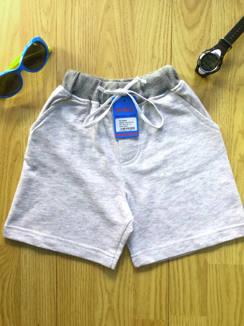 [HCM]Quần short trẻ em Winfa ( vàng trắng xám)
