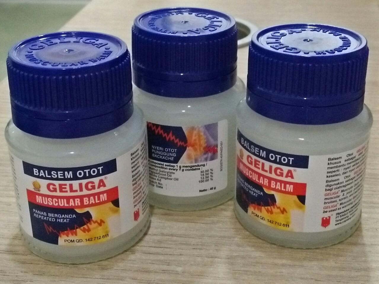 Combo 6 DẦU CÙ LÀ LỬA - GELIGA MUSCULAR BALM 40gr