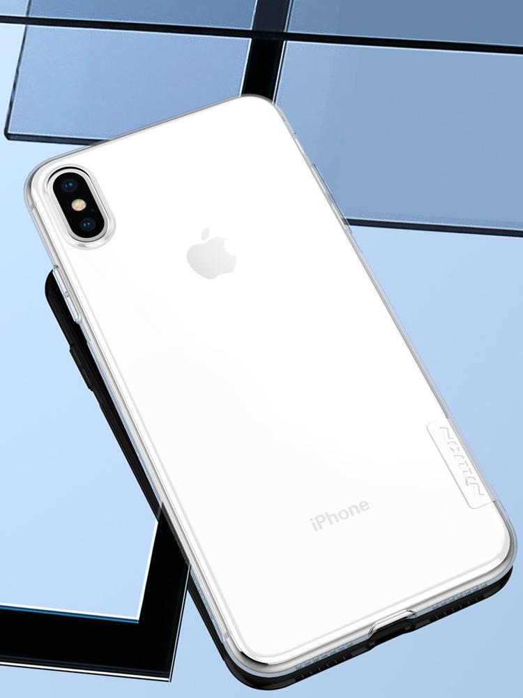 Ốp Lưng Silicon Nillkin Cho iPhone Xs Max - Trong Suốt